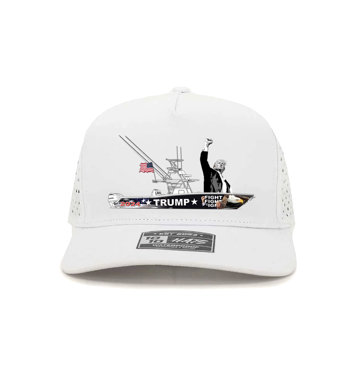 TRUMP BOAT PARADE WHITE PERFORMANCE HAT