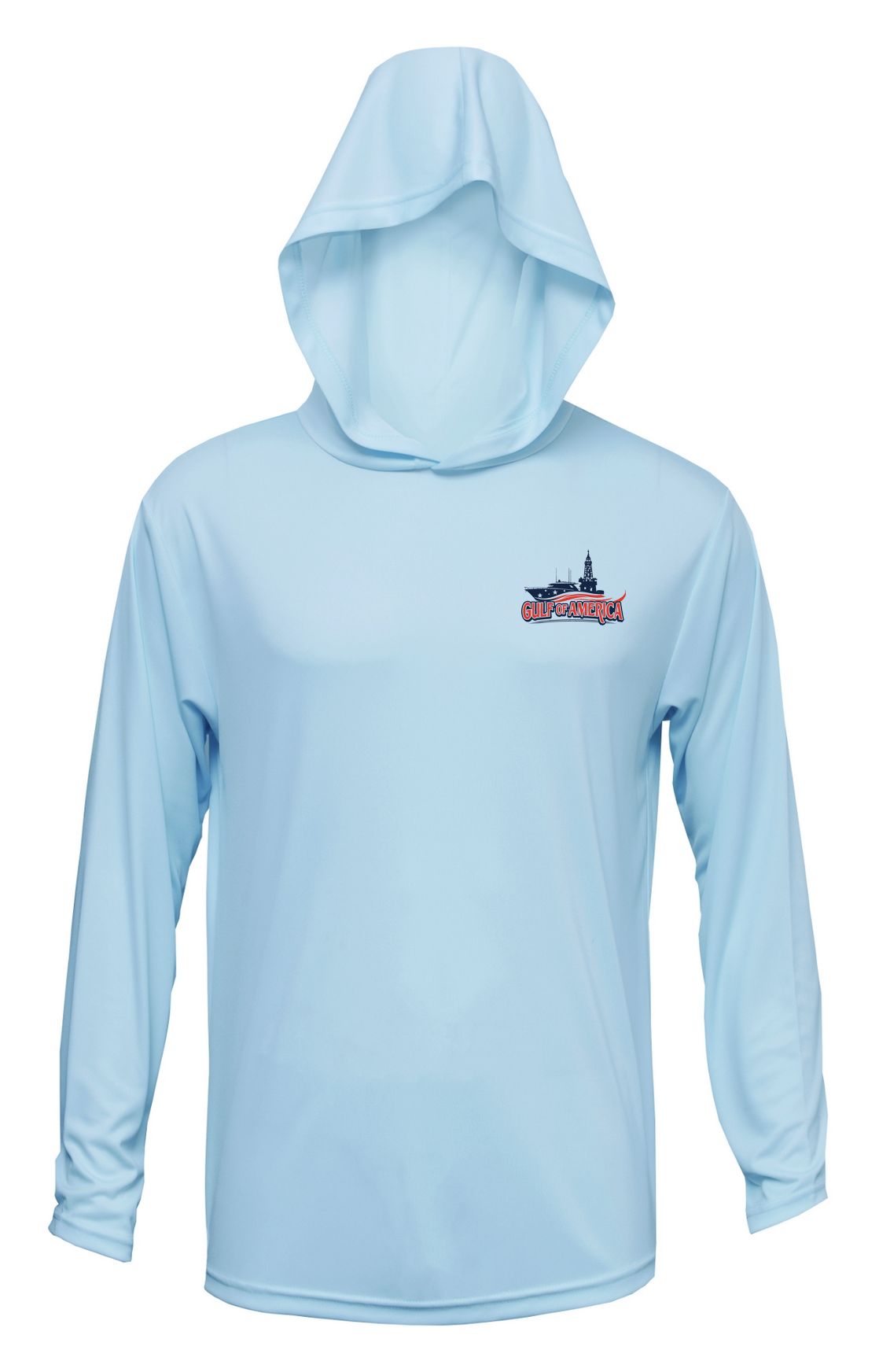 Gulf of America HOODED Long Sleeve Performance Shirt