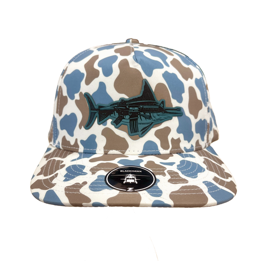 The mARlin Hat- Blackhawk BlueOld-School Camo